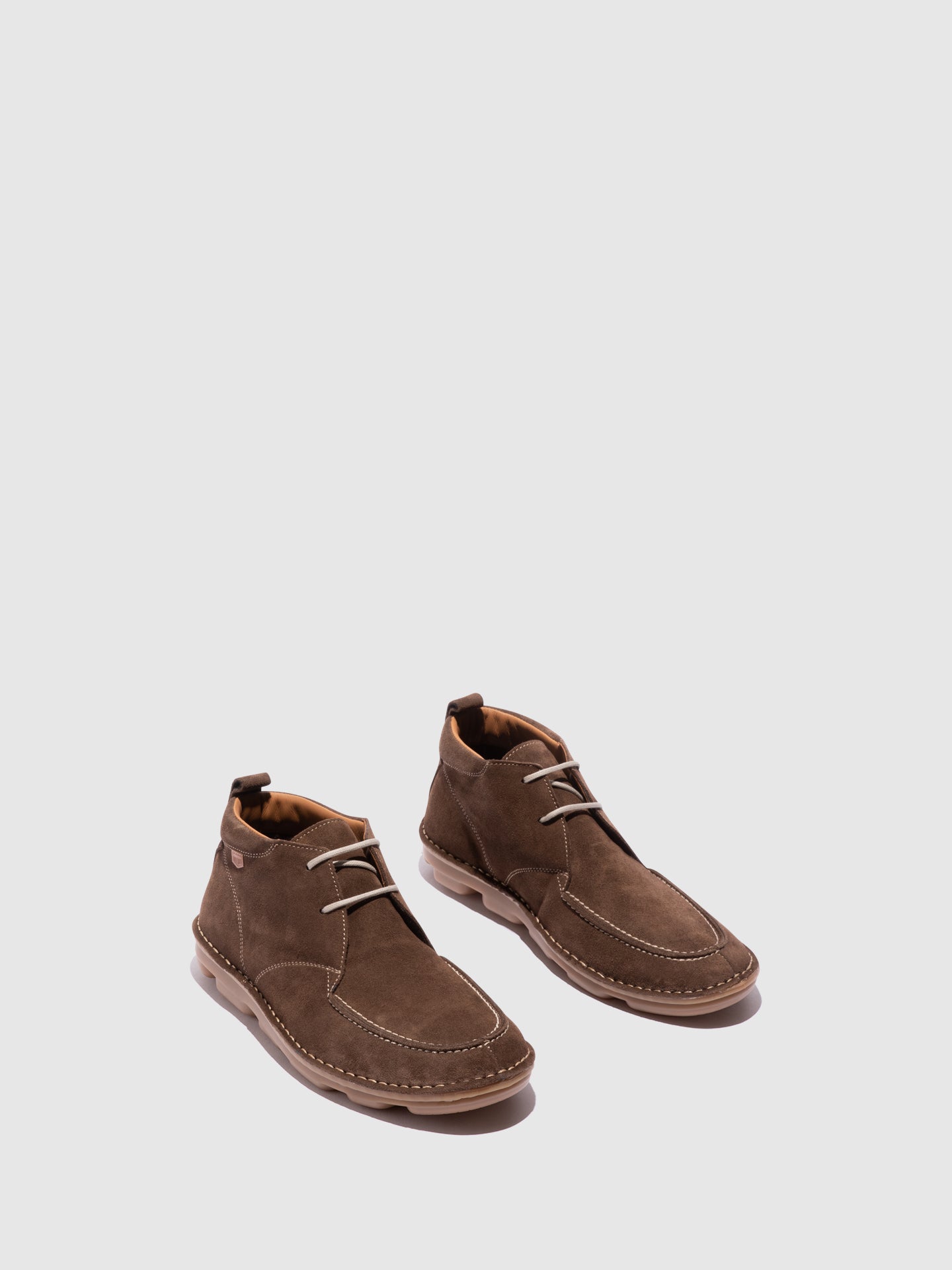 On Foot Botins com Atacadores em Taupe